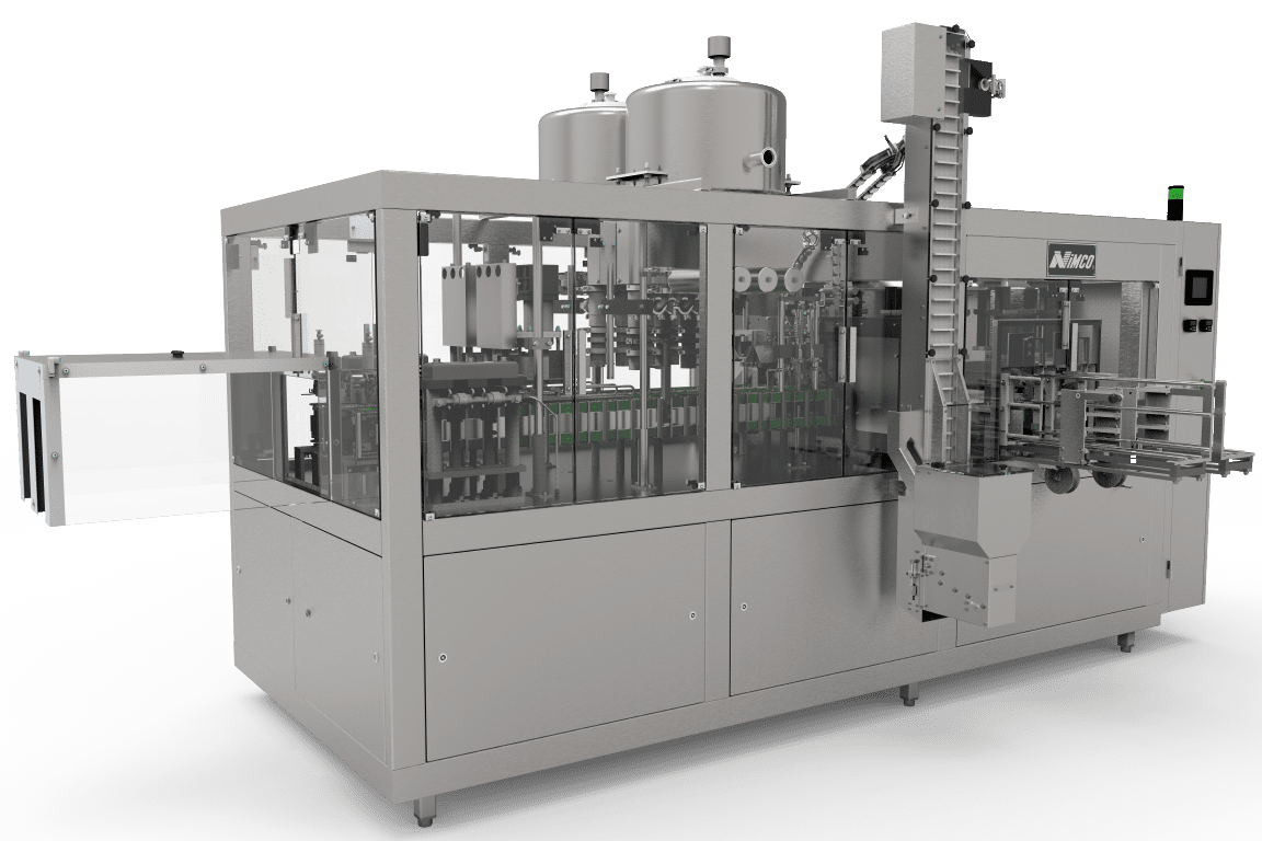 Nimco gable-top packaging machine for dairy products like milk and cream